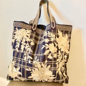 Johnny Was Cayden Everyday Tote Denim